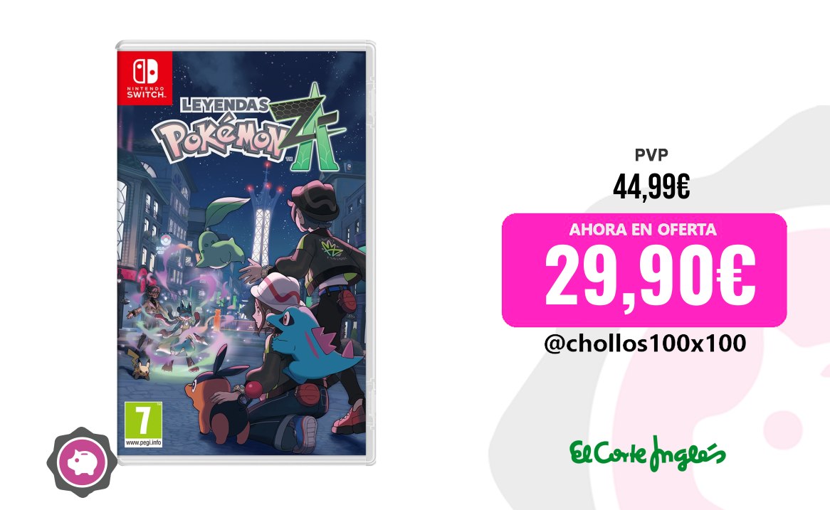 CHOLLAZO #ElCorteIngles Leyendas Pokemon: Z-A Nintendo Switch