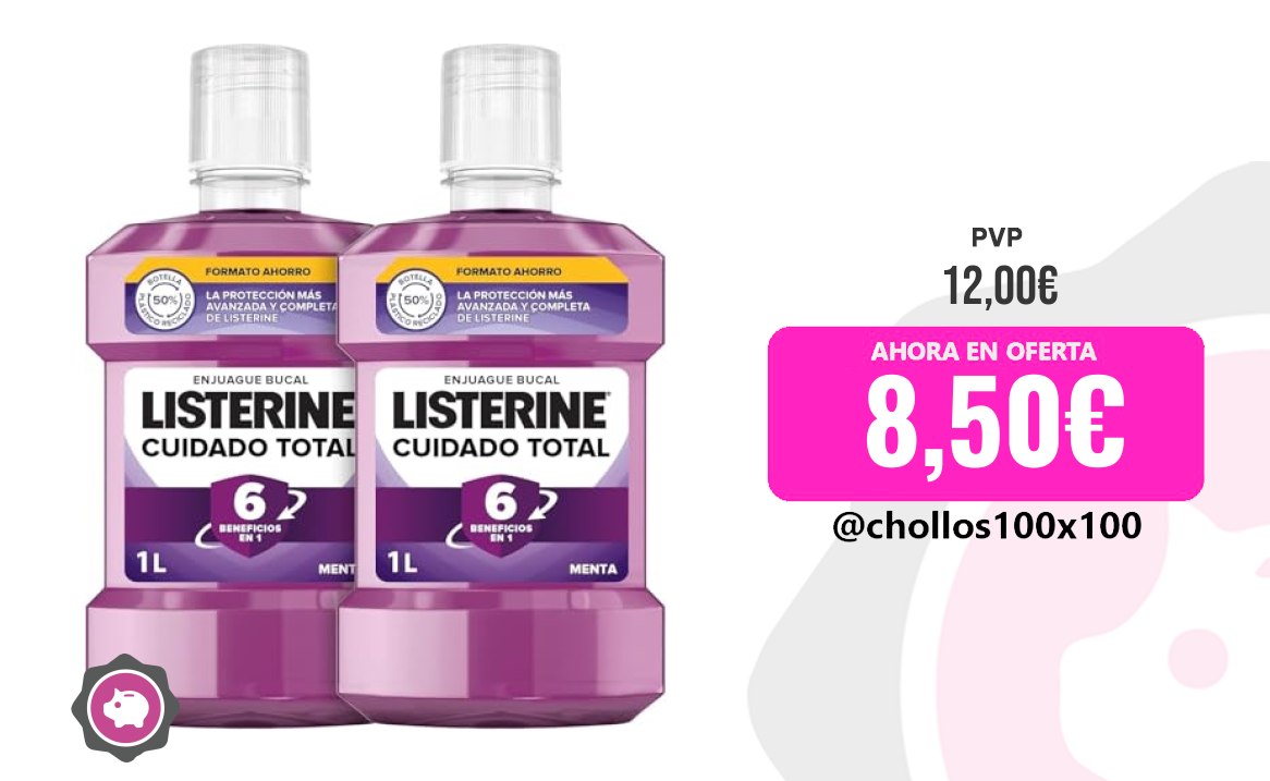 Cuponazo Listerine Cuidado Total