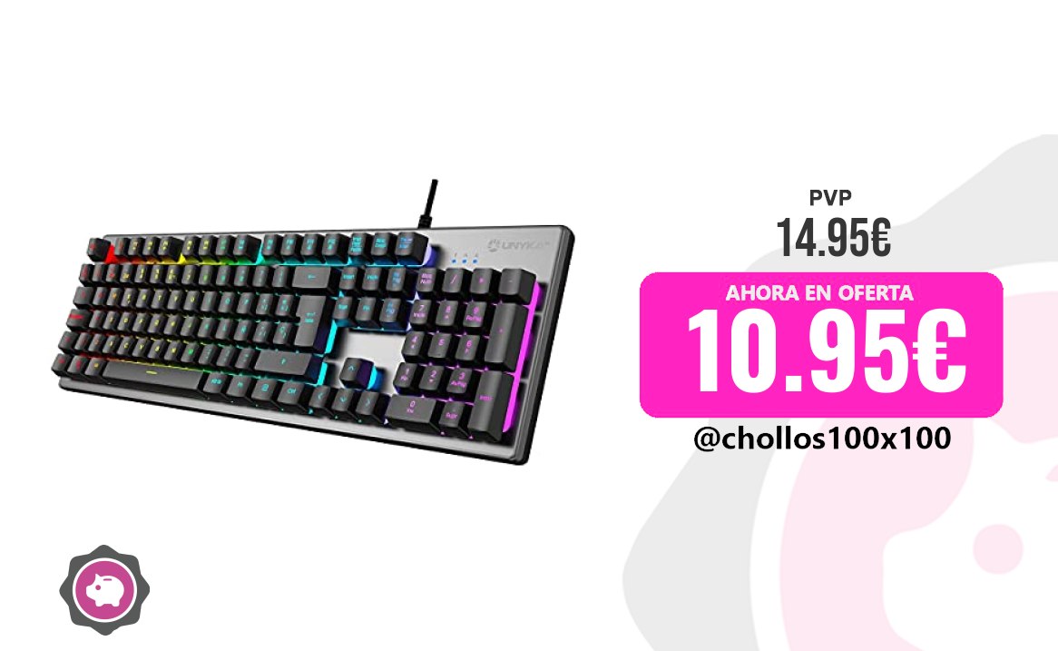 Teclado Gaming Personal Unykach Teclado Gaming Nova K244 (En Portug
