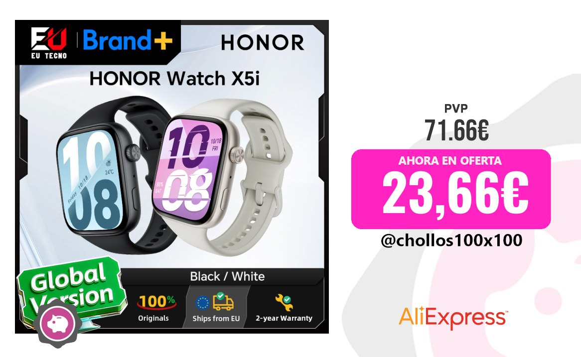 Reloj Inteligente Reloj Inteligente Honor Watch X5I, Versión Global, Pantal