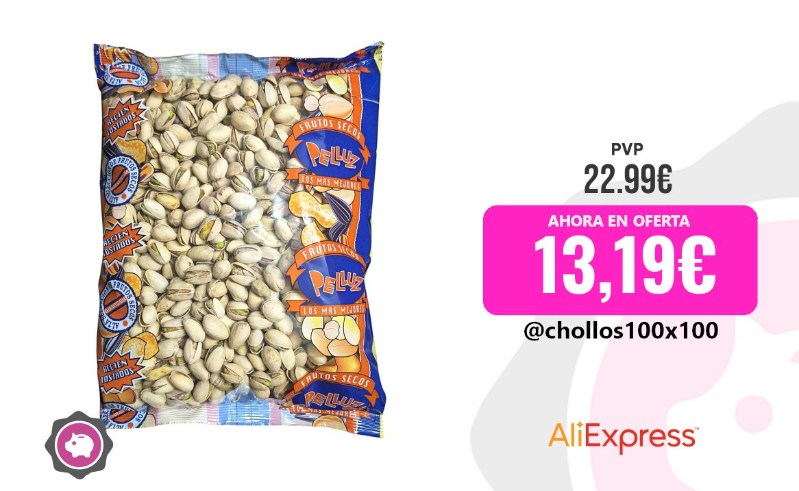 CHOLLAZO PISTACHOS TOSTADOS #Aliexpress