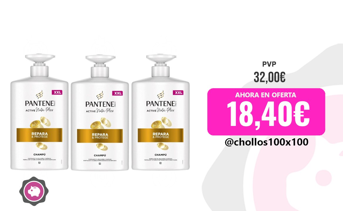 Pantene Pantene Pro-V Repara Y Protege Champú 1L, Dispensador, Pelo