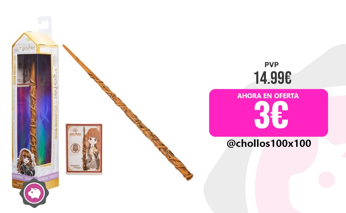 Varita Hermione Harry Potter-Wizarding World - Varita Hermione Grange