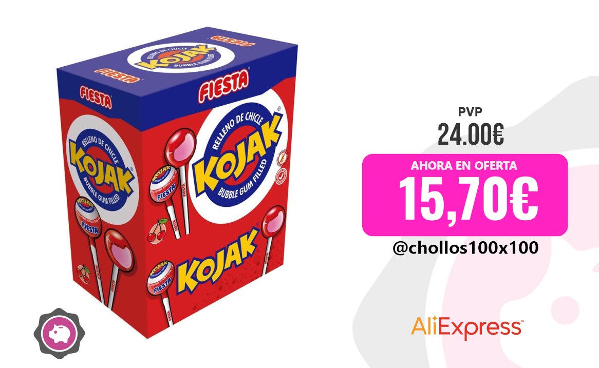 CHOLLAZO KOJAK CEREZA #Aliexpress