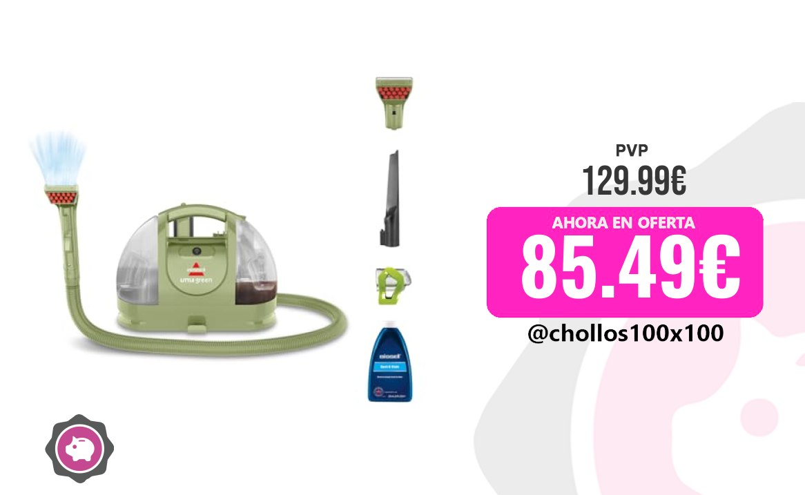Oferta de Aspiradora de Agua Tapicería - BISSELL Little Green