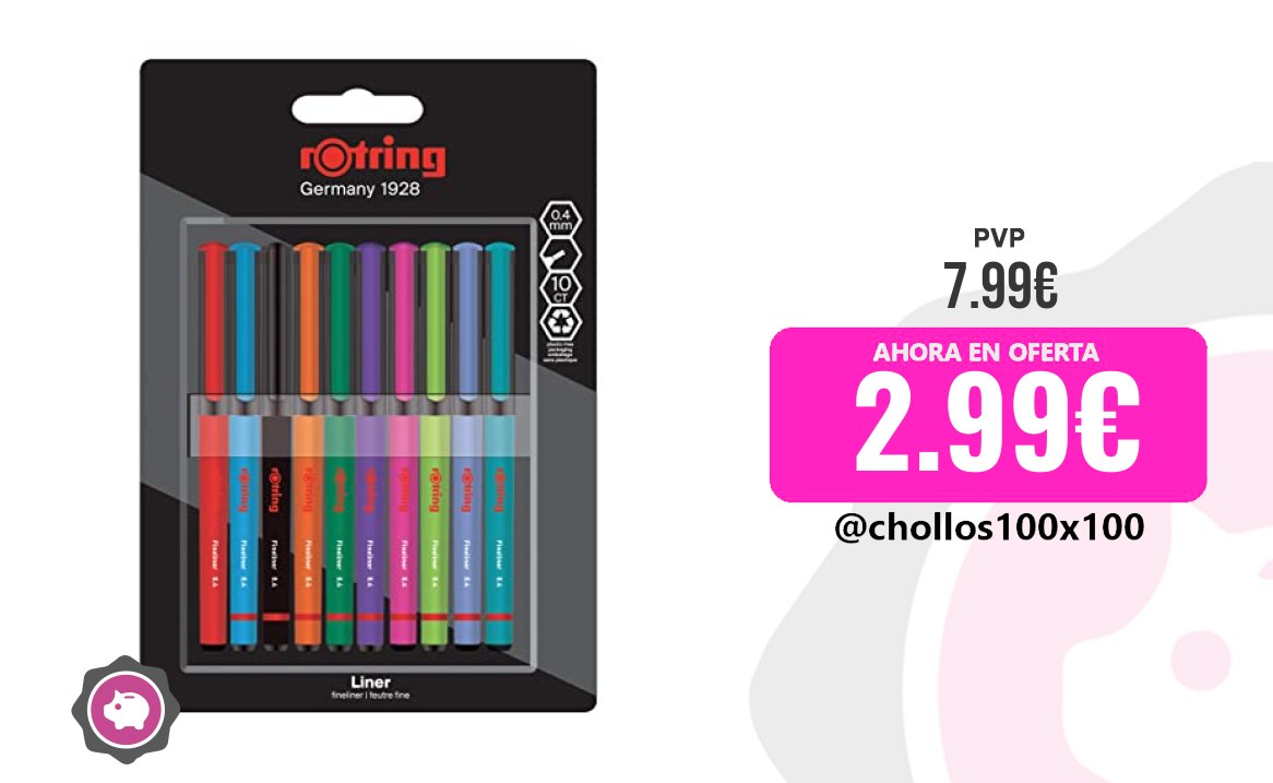 Bolígrafos Rotring De Oficina Rotring Liner Bolígrafos De Punta Fi