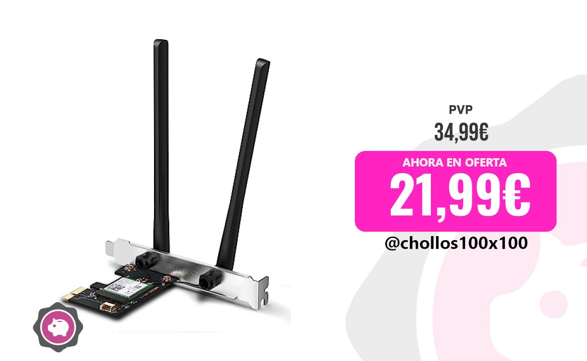 Wi-Fi adapter de alta velocidad Mercusys MA80XE