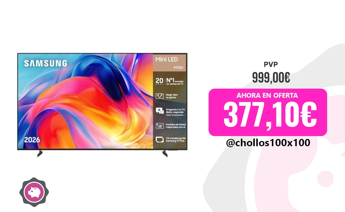 Descuento en Samsung TV 43 Pulgadas Mini LED M72H 4K Smart TV