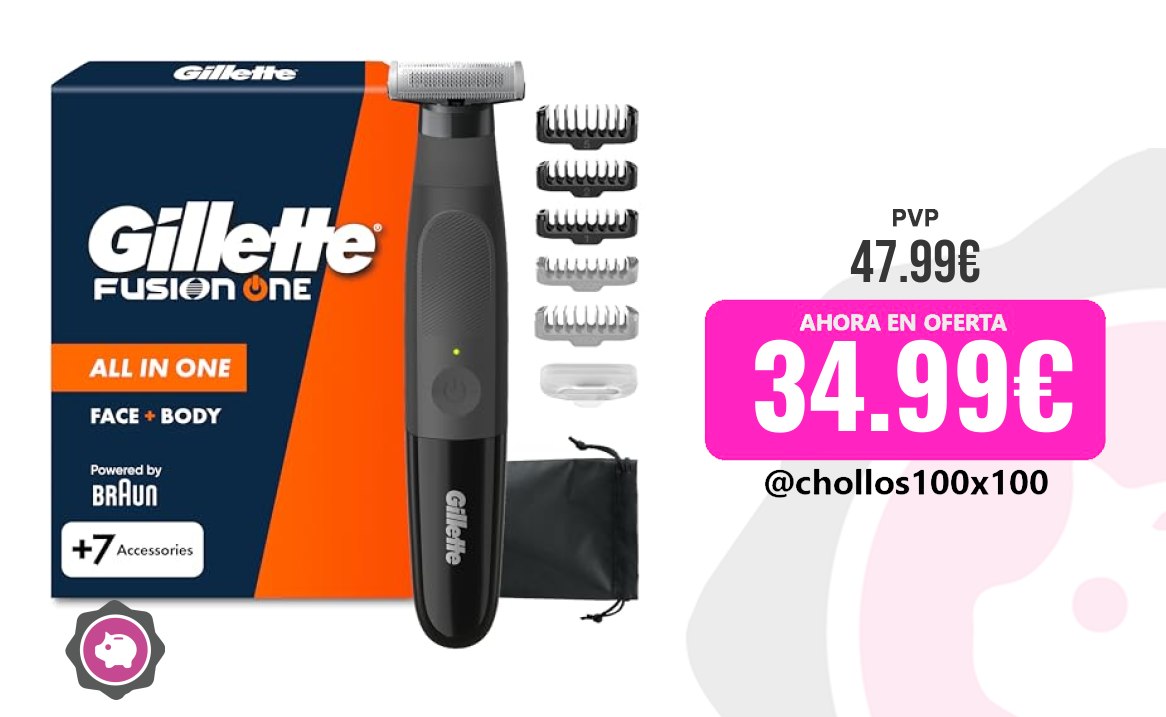 Recortadora Gillette Gillette Fusion One Recortadora De Barba Y Afe