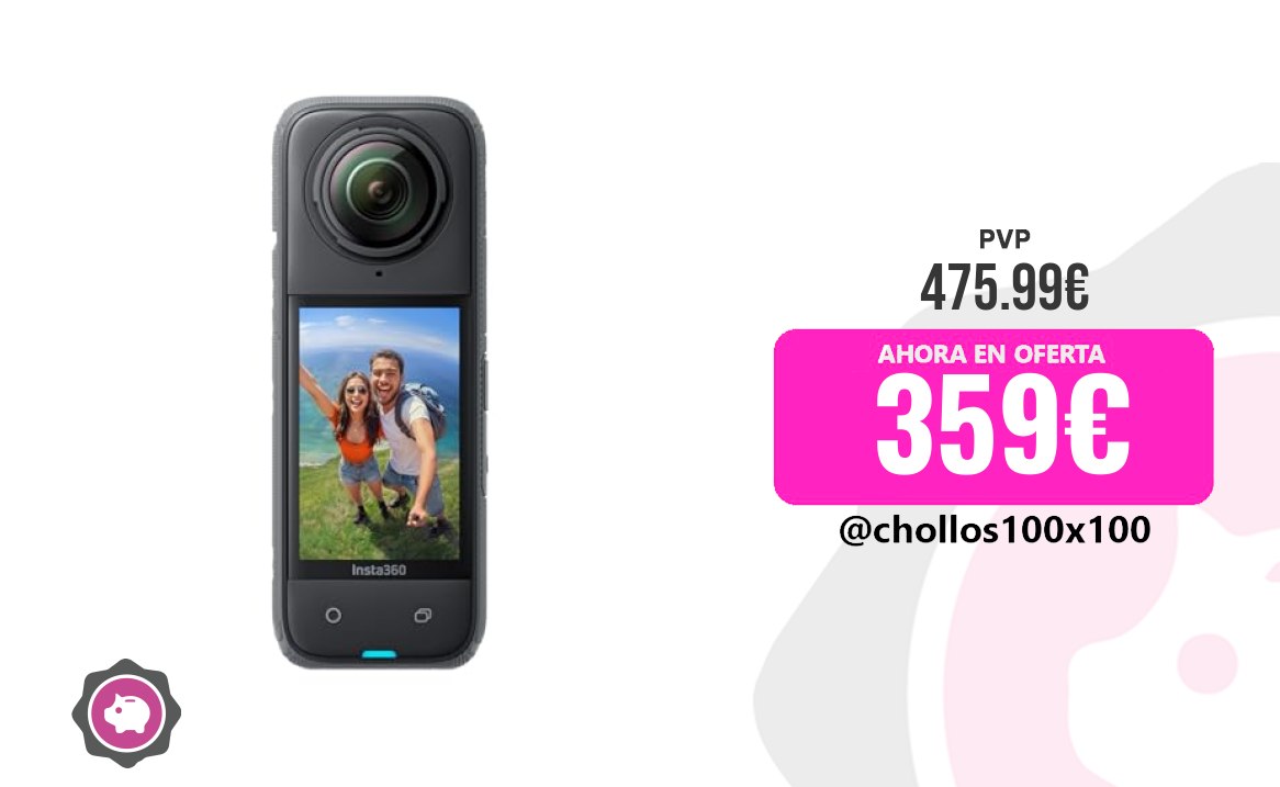 Cámara 360 Insta360 X4 Paquete Estándar - Cámara De Acción Imperm