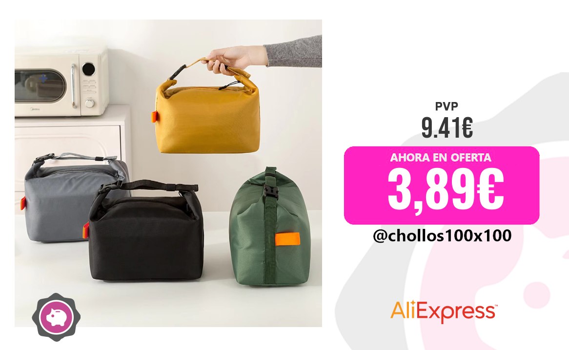 Bolsa Almuerzo Bolsa De Almuerzo Clásica Minimalista, Bolsa Bento Aislada