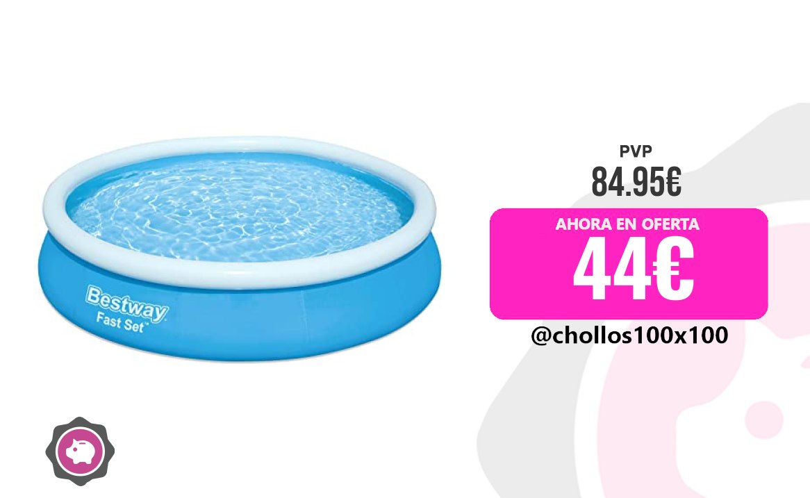 Piscina Bestway Y Jardín Bestway Fast Set - Piscina Sin Bomba (366 X