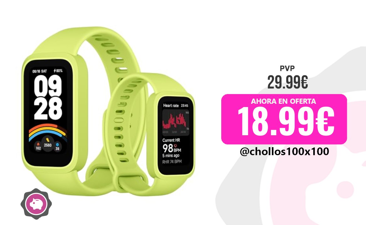 Xiaomi Band Xiaomi Smart Band 9 Active - Pulsera De Actividad, Auton