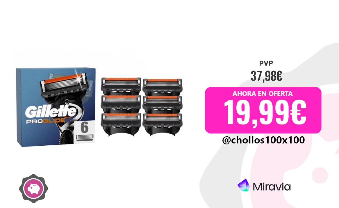 Gillette Proglide Cuchillas Gillette Proglide - Cuchillas De Afeitar Hombre