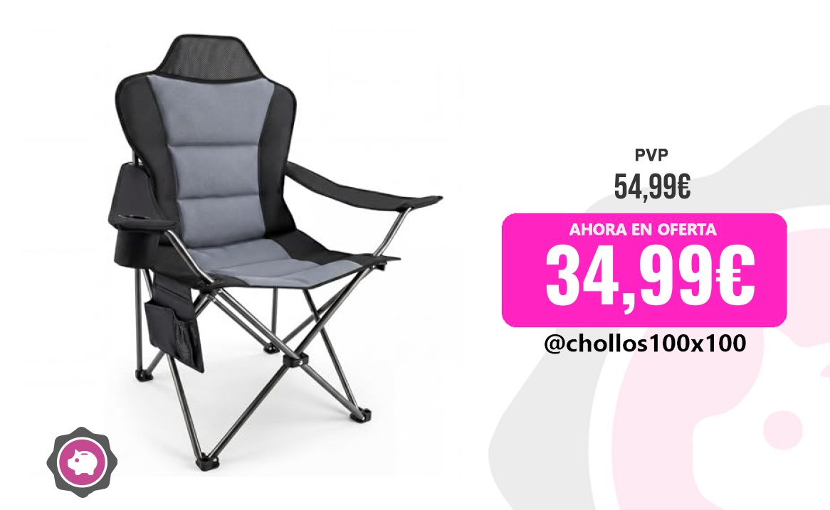 Camping Chair Yeaupe Pro Silla De Camping Plegable Y Acolchada, Silla