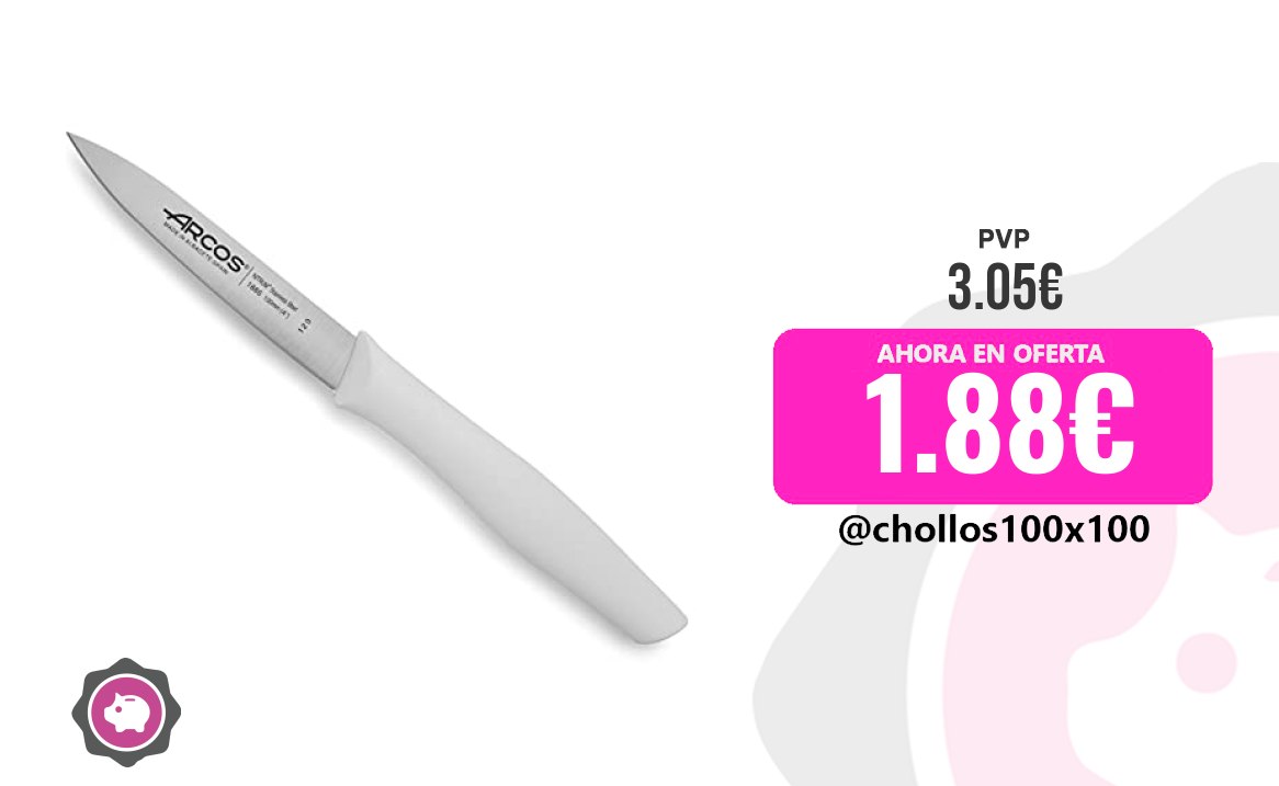 Cuchillo Mondador Arcos Cuchillo Mondador Acero Inoxidable Nitrum 100 Mm