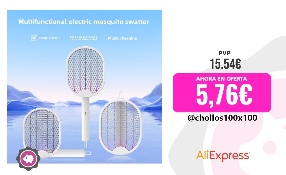 Matamosquitos Eléctrico Matamosquitos Eléctrico Plegable Con Luz Uv, Rec