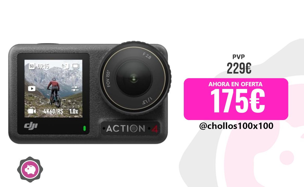 Cámara Acción Dji Osmo Action 4 Pack Esencial: Cámara De Acción S