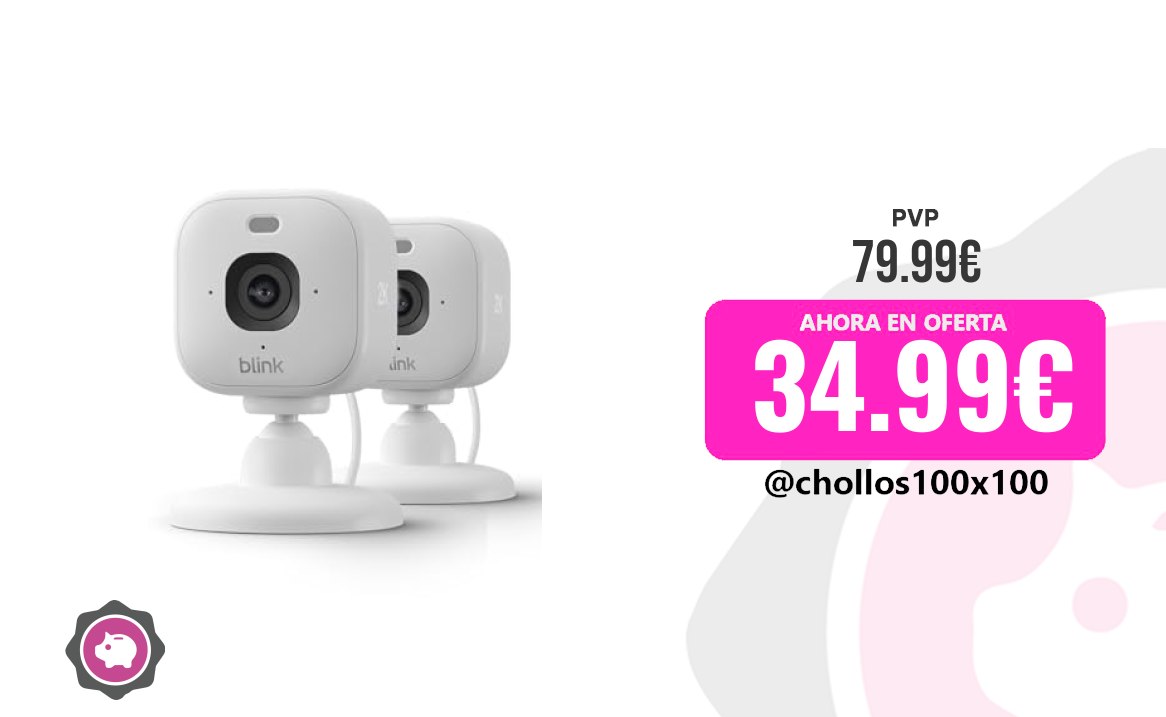 Cámara Seguridad Devices Cámara Mini 2K+ Blink (Última Generación)