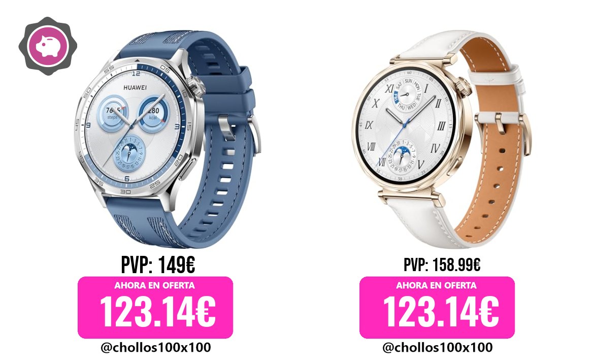 Chollazos Huawei Huawei Watch Gt 5 46Mm Smartwatch, Silueta Con Diseño Sofisticado, Nuev
