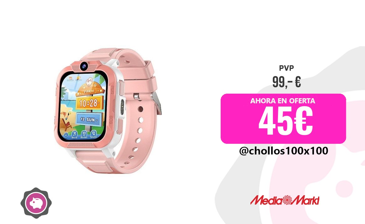 Smartwatch Infantil Smartwatch Infantil - Blackview Z40 Pro, Rosa ¡Descu