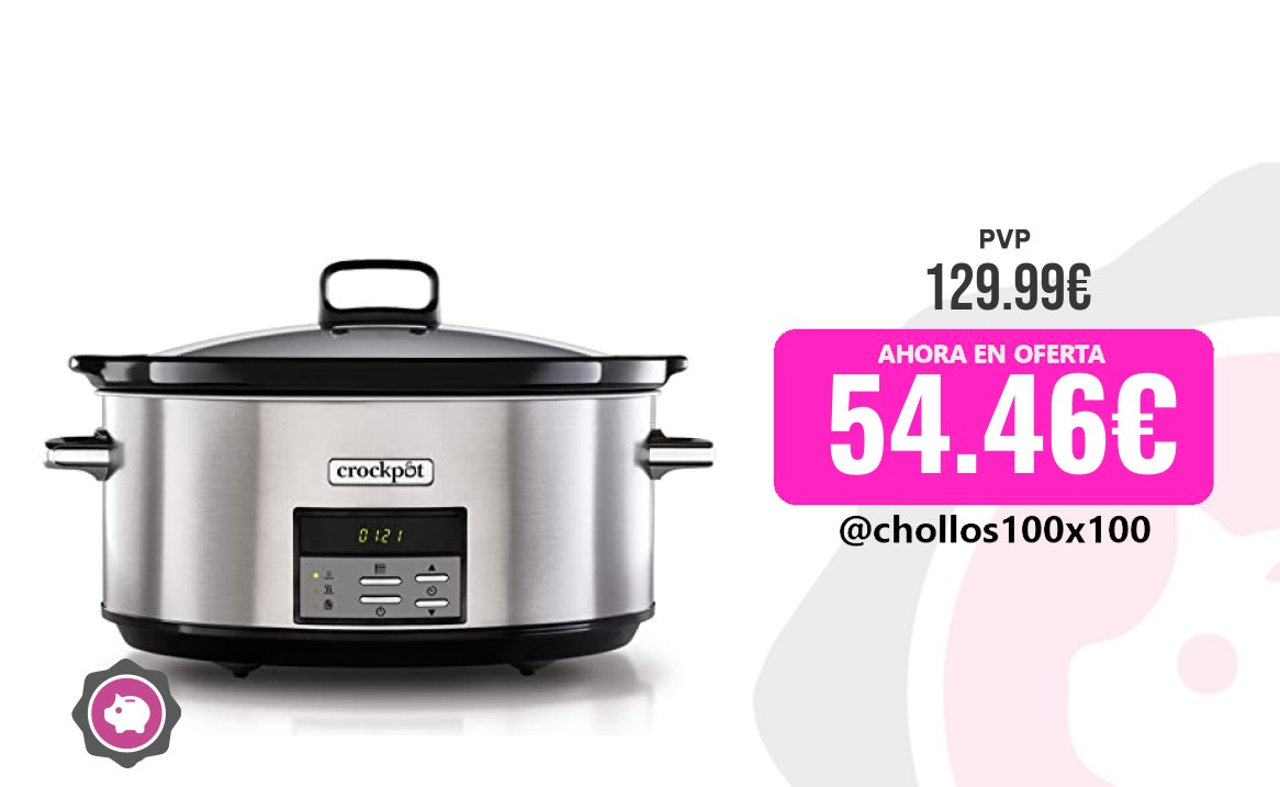 Crockpot Digital Crockpot Olla De Cocción Lenta Digital 7,5 L (Más D