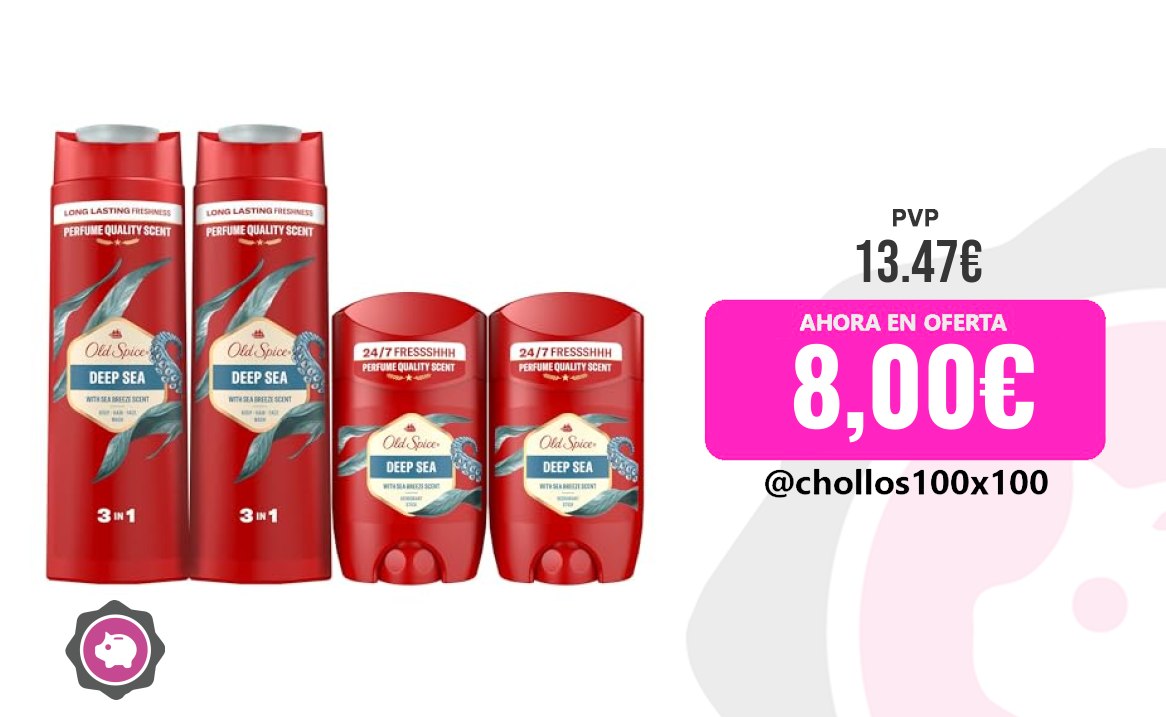 Old Spice Old Spice Deep Sea Desodorante En Barra Para Hombres 2X50Ml