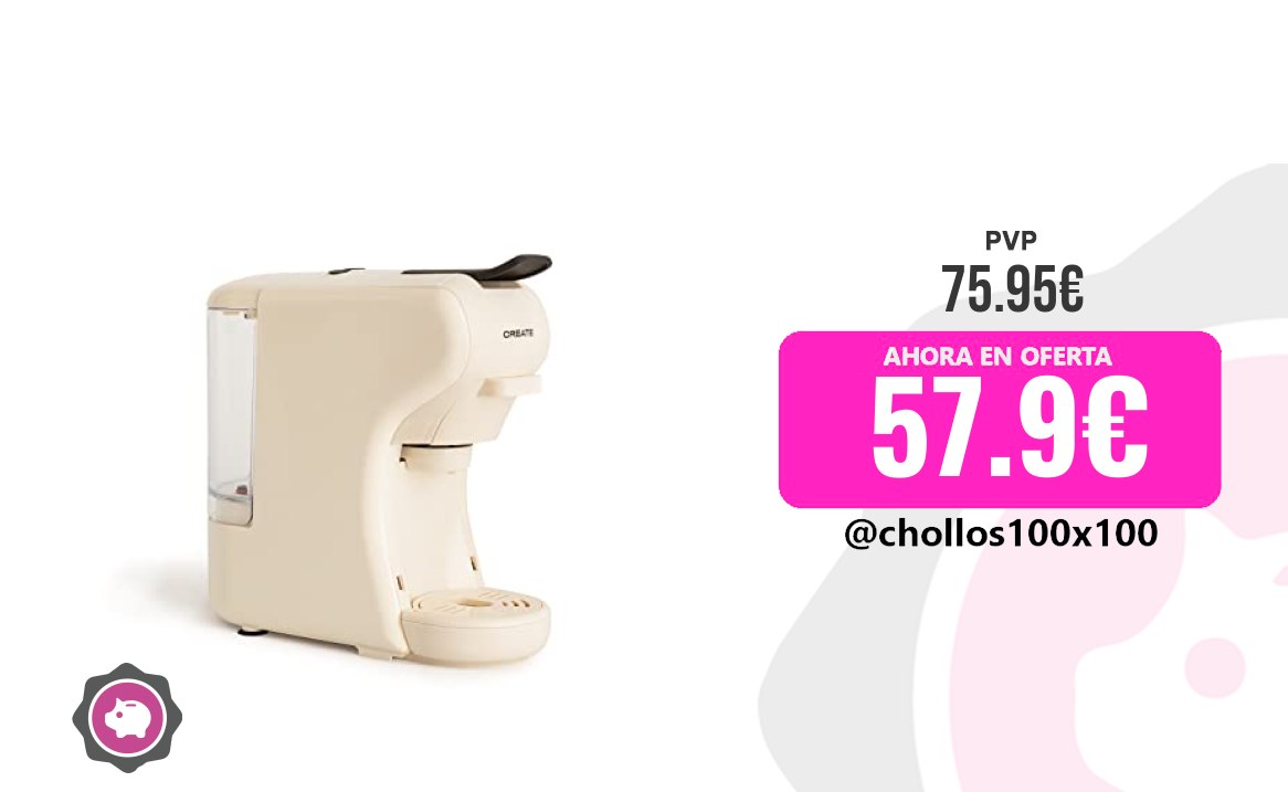 Cafetera Multicápsula Create / Potts Stylance/Cafetera Multicápsula
