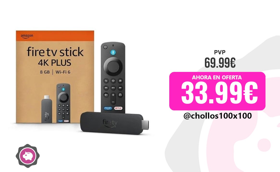 Fire TV Digitales 4 Amazon Fire TV Stick 4K Plus, Compatible Con