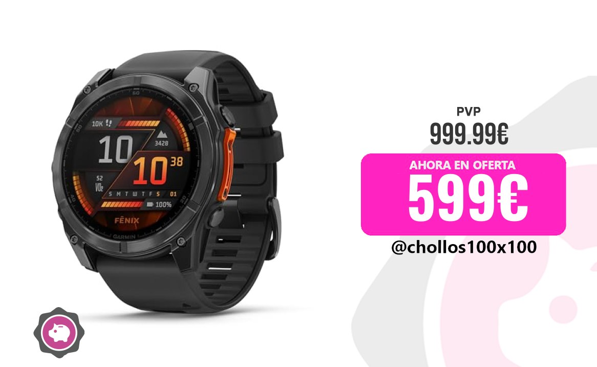 Reloj Garmin Garmin Fēnix 8-51Mm - Reloj De Alto Rendimiento