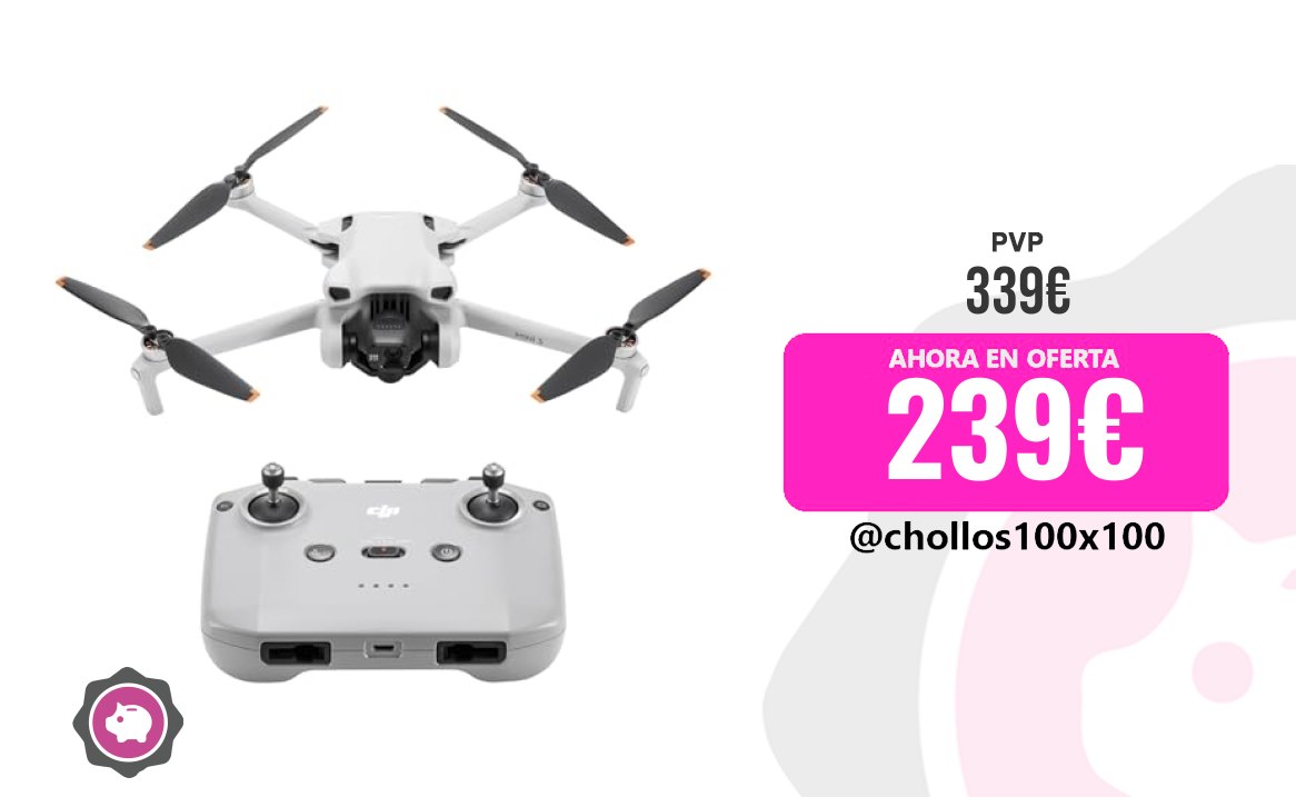 Dron Mini Dji Mini 3 – Dron Mini Con Cámara Ligero Y Plegable Con
