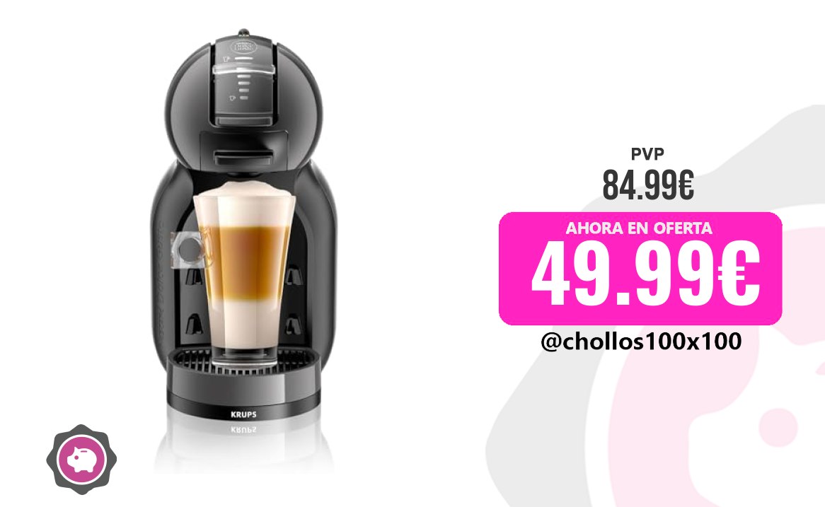 Cafetera Mini Krups Nescafé Dolce Gusto Mini Me Cafetera, Cápsulas C