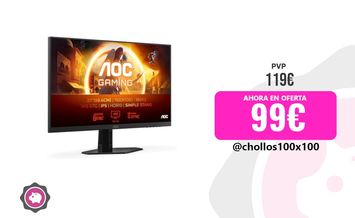 Monitor Gaming Personal Aoc 27G4Xed Gaming Monitor 27 Pulgadas 180H