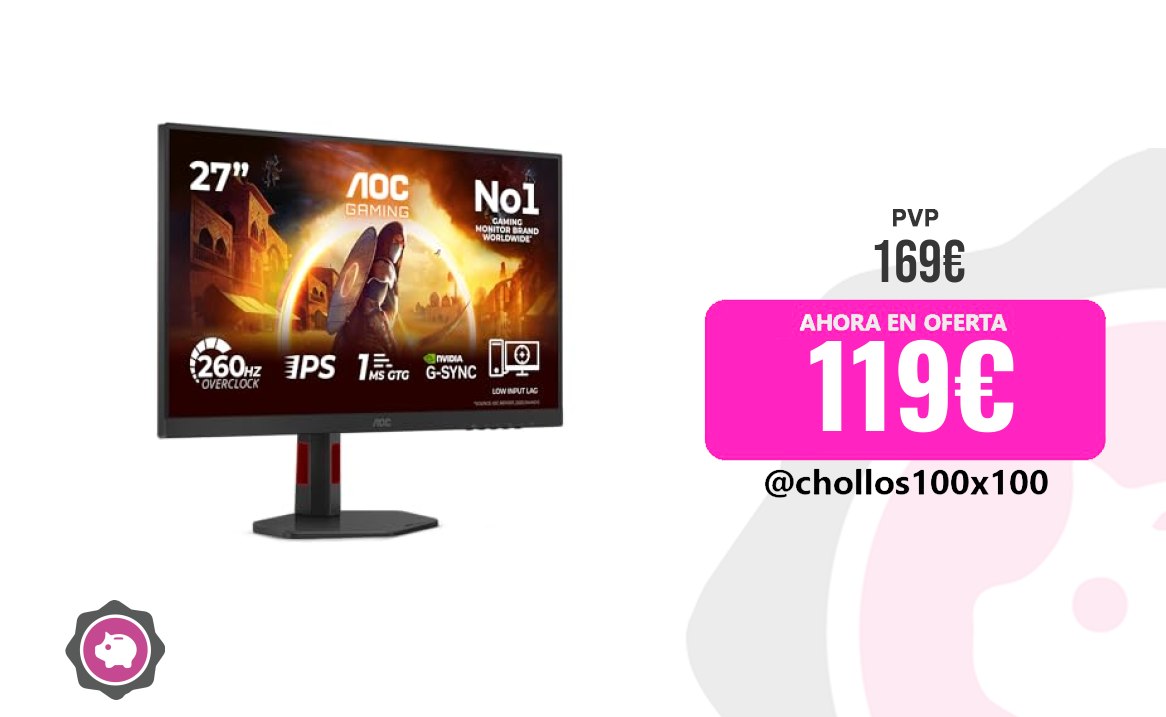 Monitor Gaming Personal Aoc 27G4Zr Gaming Monitor 27 Pulgadas 260Hz