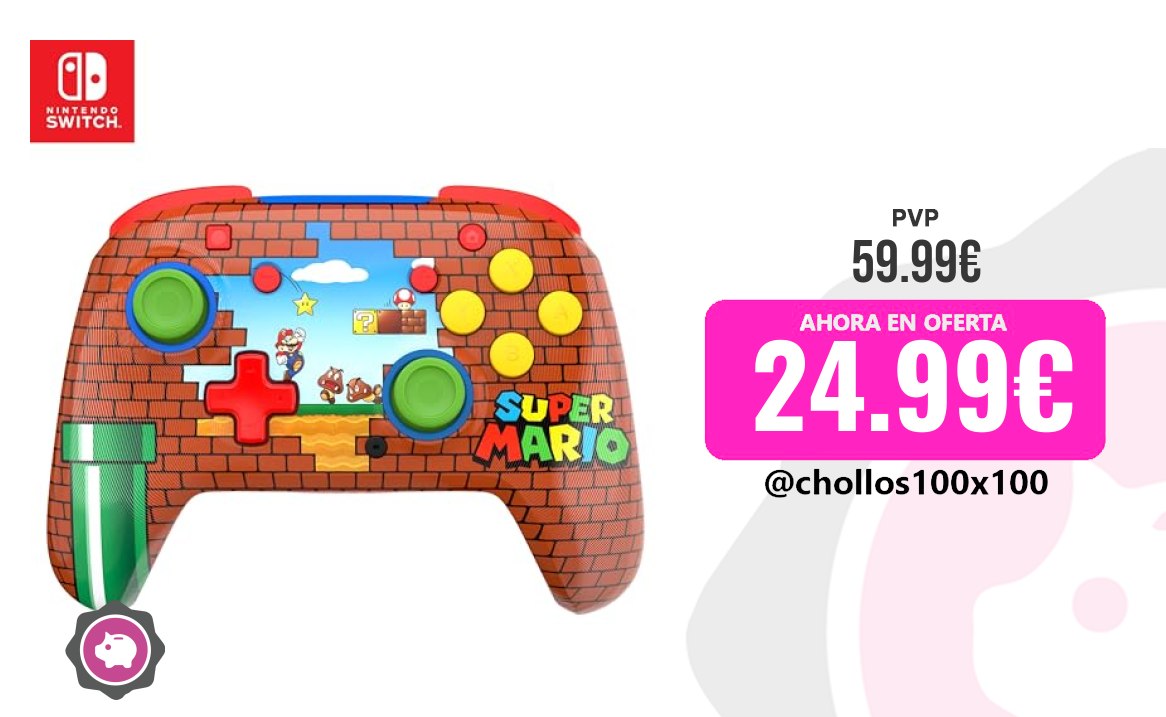 Mando Inalámbrico Turtle Beach Rematch Mario Bricks Mando De Jue