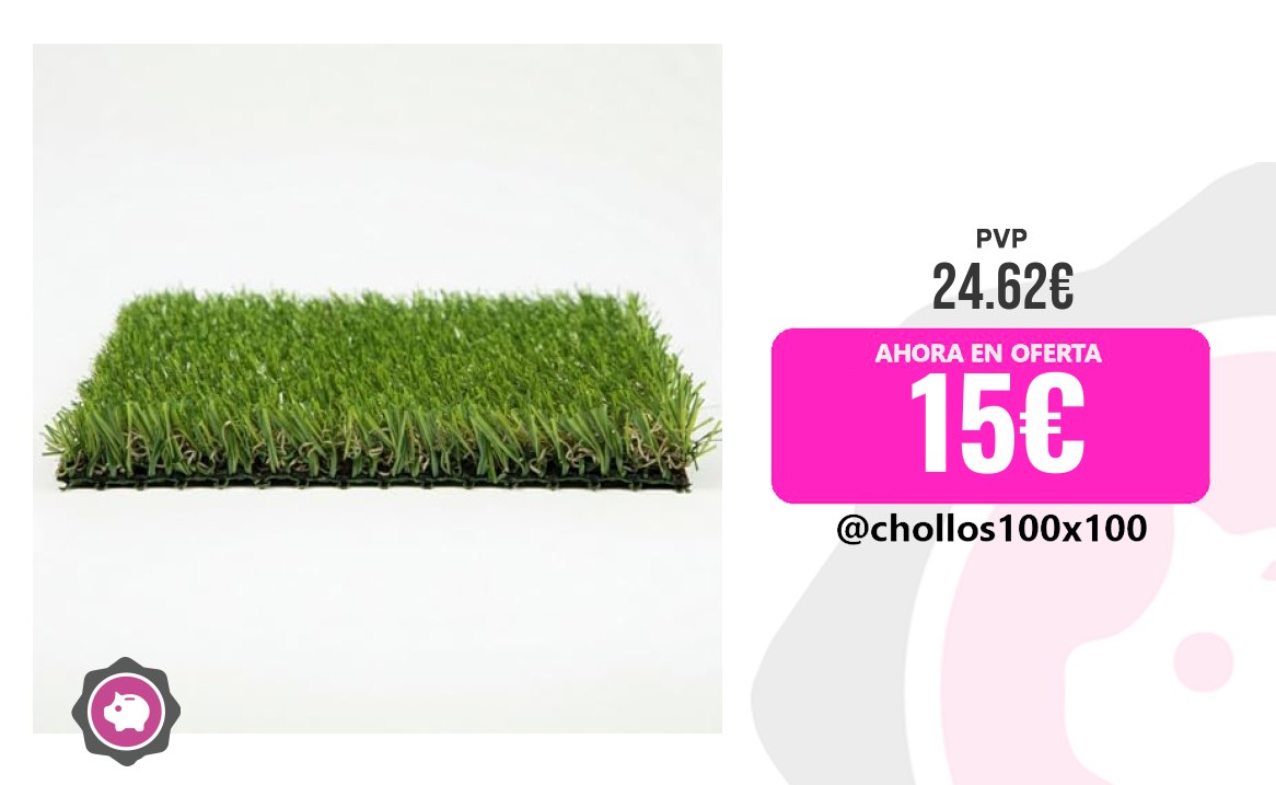 Césped Artificial Y Jardín Rollo De Césped Artificial De 18 Mm (1X