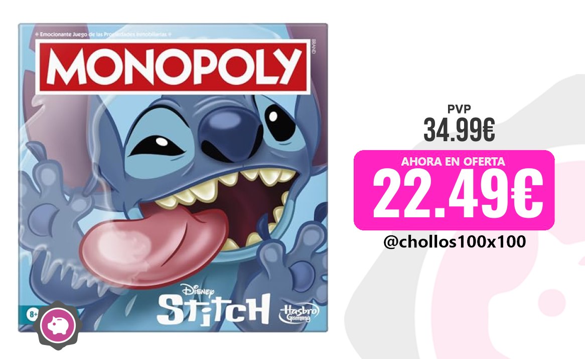 Monopoly Disney Juego De Mesa Monopoly Edición Disney Stitch - Versi