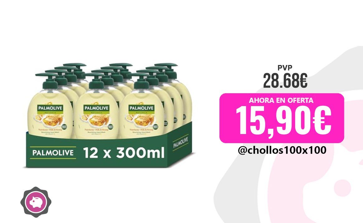Palmolive Jabón Palmolive Naturals Leche Y Miel, Jabón De Manos Lí