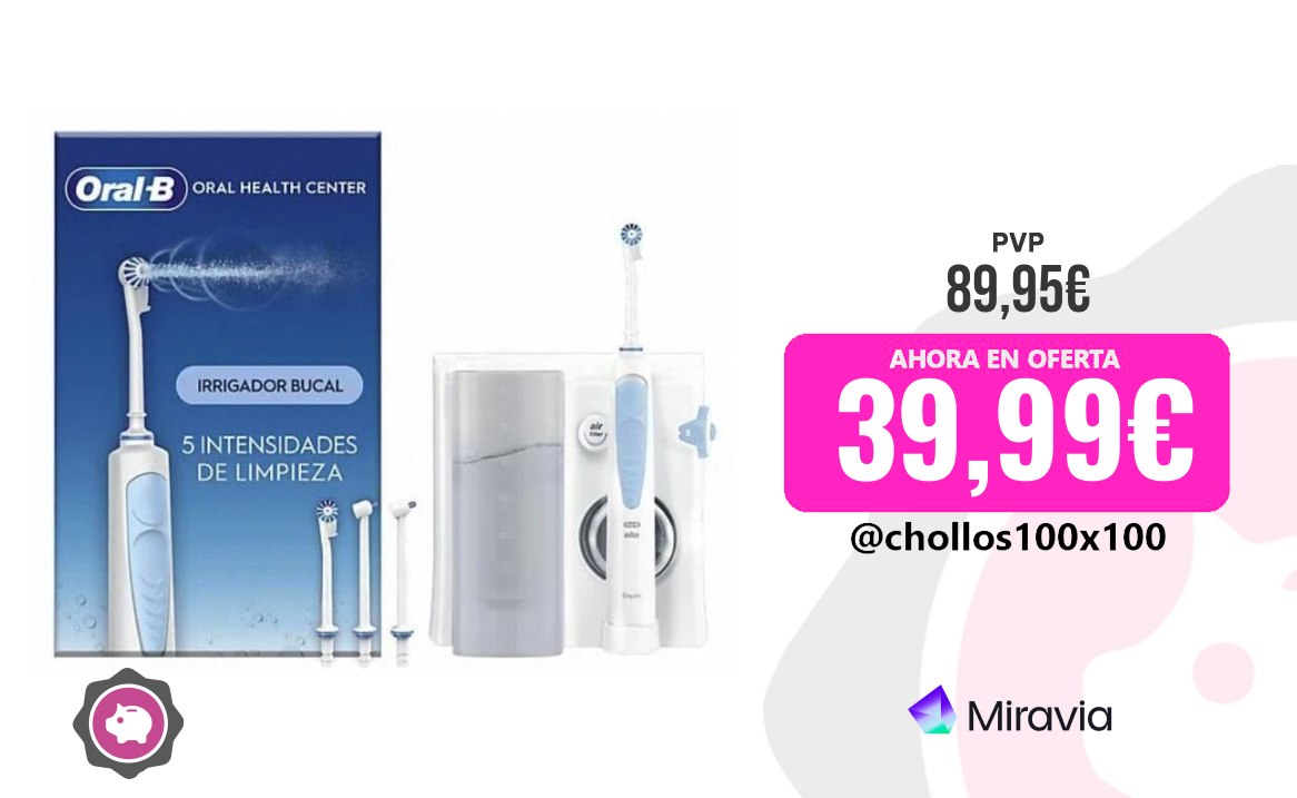 Oral-B Irrigator Oral-B Irrigador Dental Md20 Oxyjet. ¡Cuida Tu Sonrisa C