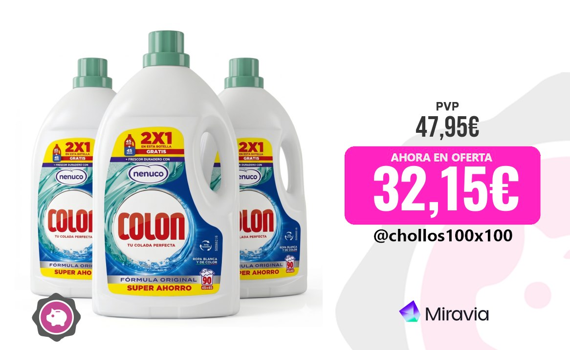 Nenuco Detergente Colon Nenuco Detergente Para La Lavadora, 270 Lavados (Form