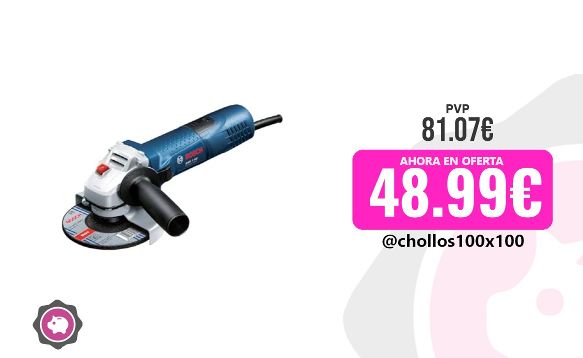 Amoladora Bosch Del Hogar Bosch Professional Amoladora Angular Gws 7-1