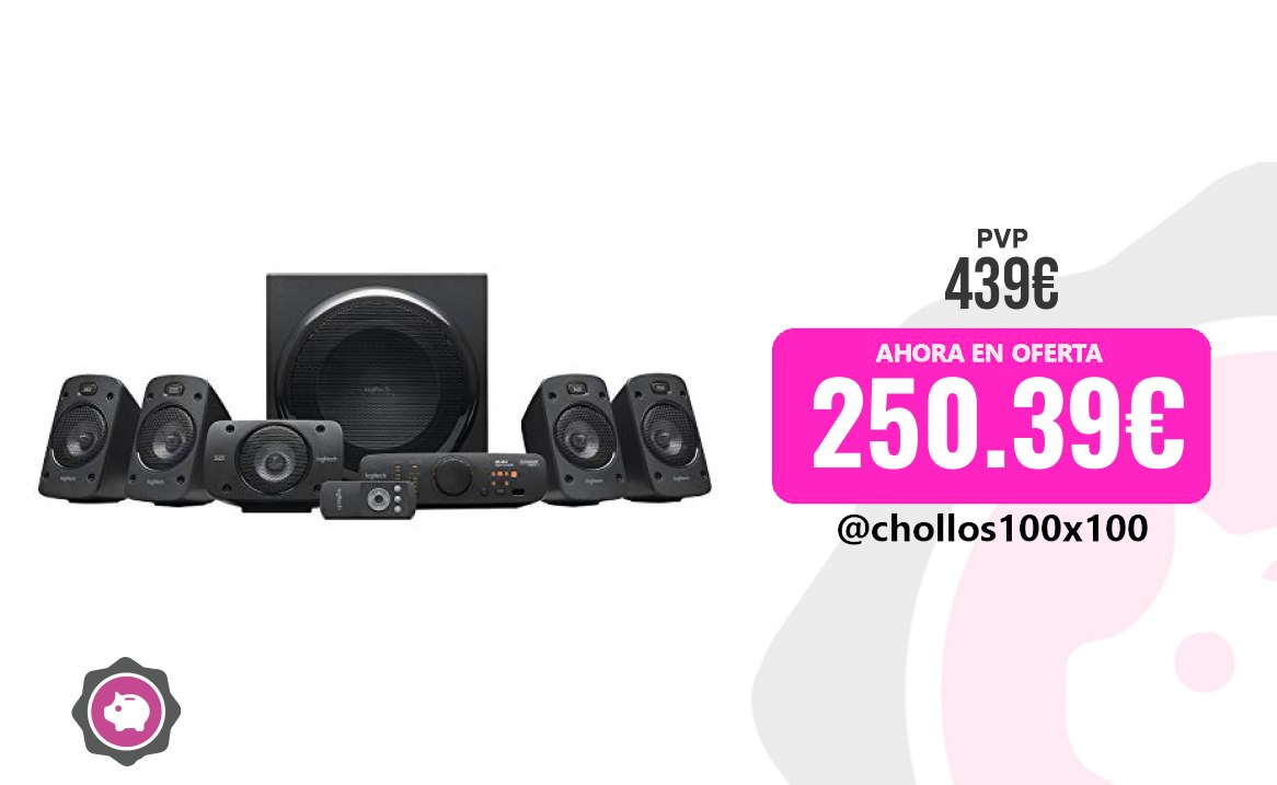 Altavoces Logitech Personal Logitech Z906 5.1 Sistema De Altavoces