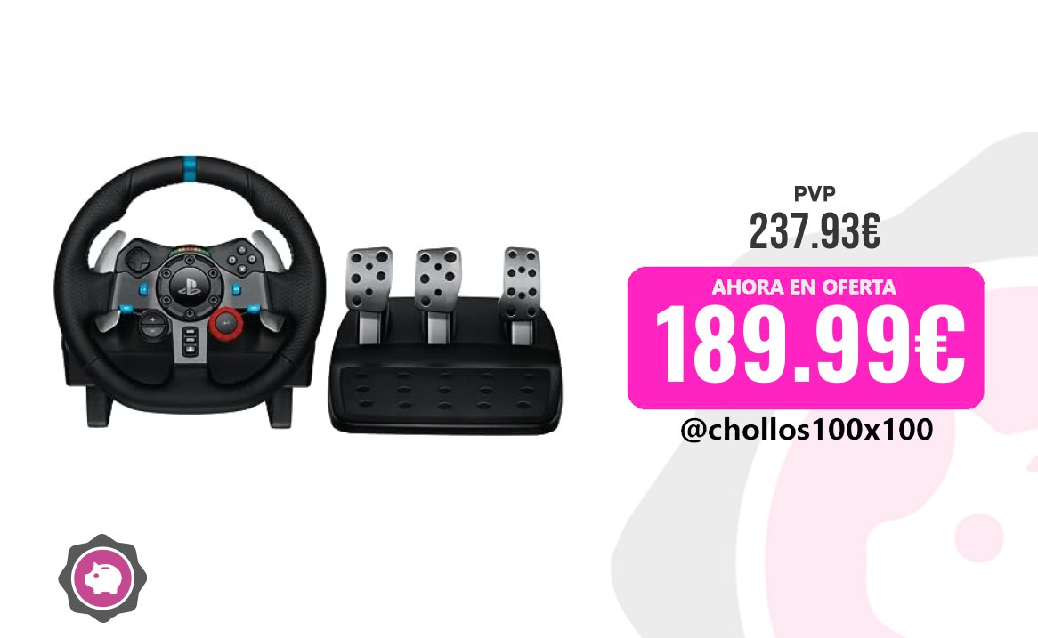 Volante Logitech Personal Logitech G G29, Driving Force Volante De