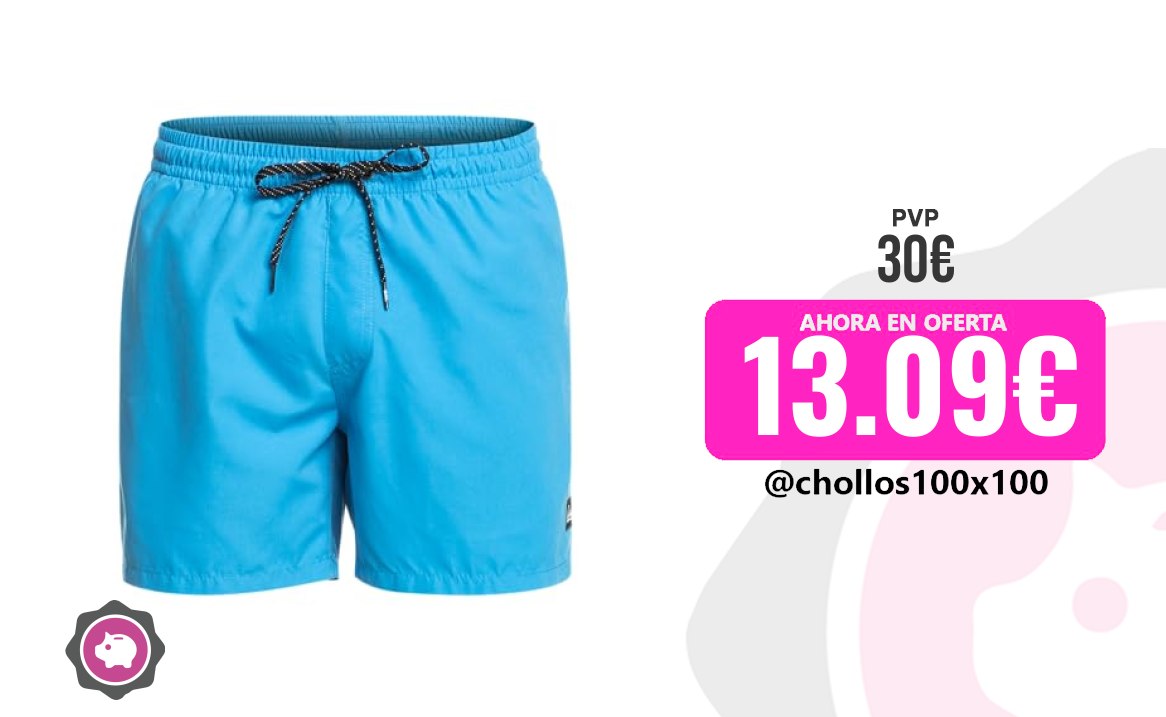 Bañador Quiksilver Quiksilver Everyday Volley 15", Bañador Para Ho