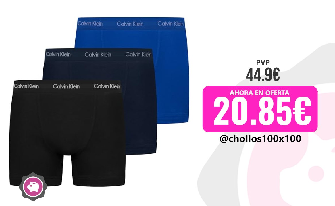 Calzoncillos Calvin Calvin Klein Calzoncillos Bóxer Hombre Pack De 3 Tr