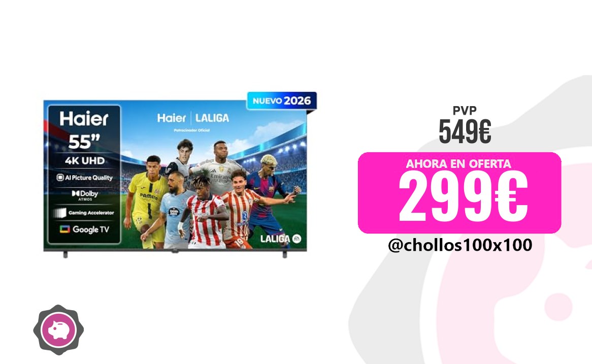 Televisor Inteligente En El Hogar Haier K85 4K UHD 55" H55K85