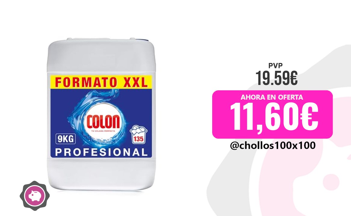 Colon Detergente Colon - Detergente Para Lavadora Profesional, Adec