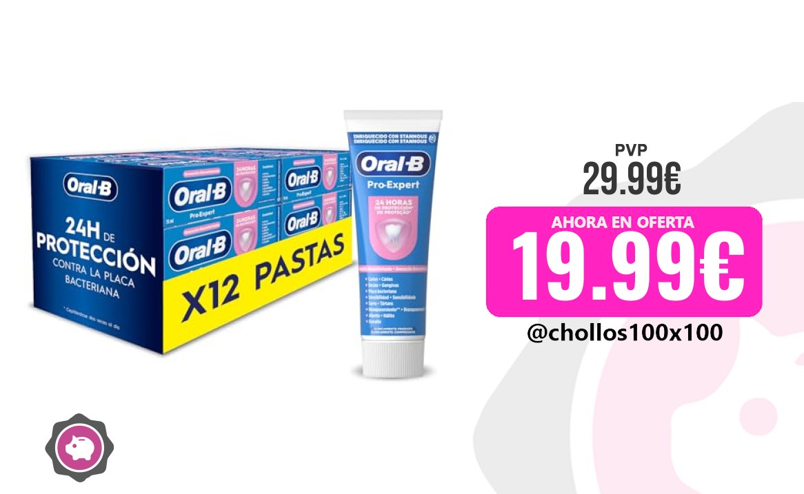 Pasta Dental Oral-B Pasta De Dientes Pro-Expert Sensibilidad Y Blan