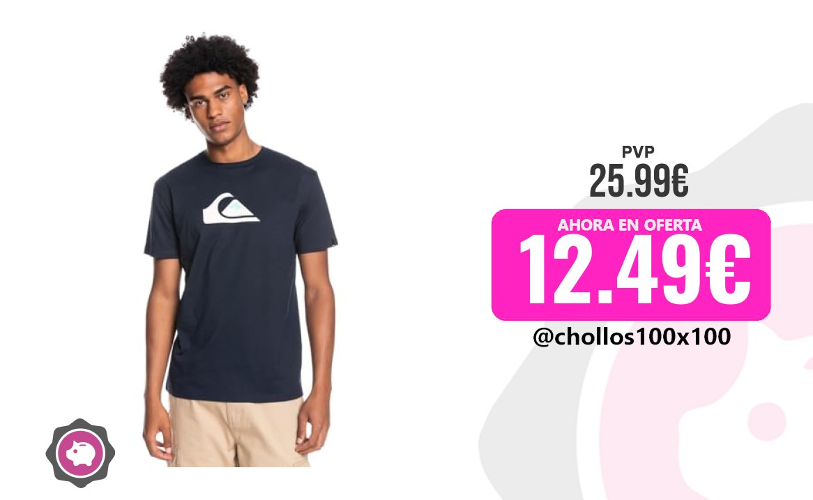 Camiseta Quiksilver Quiksilver Comp Logo - Camiseta Para Hombre