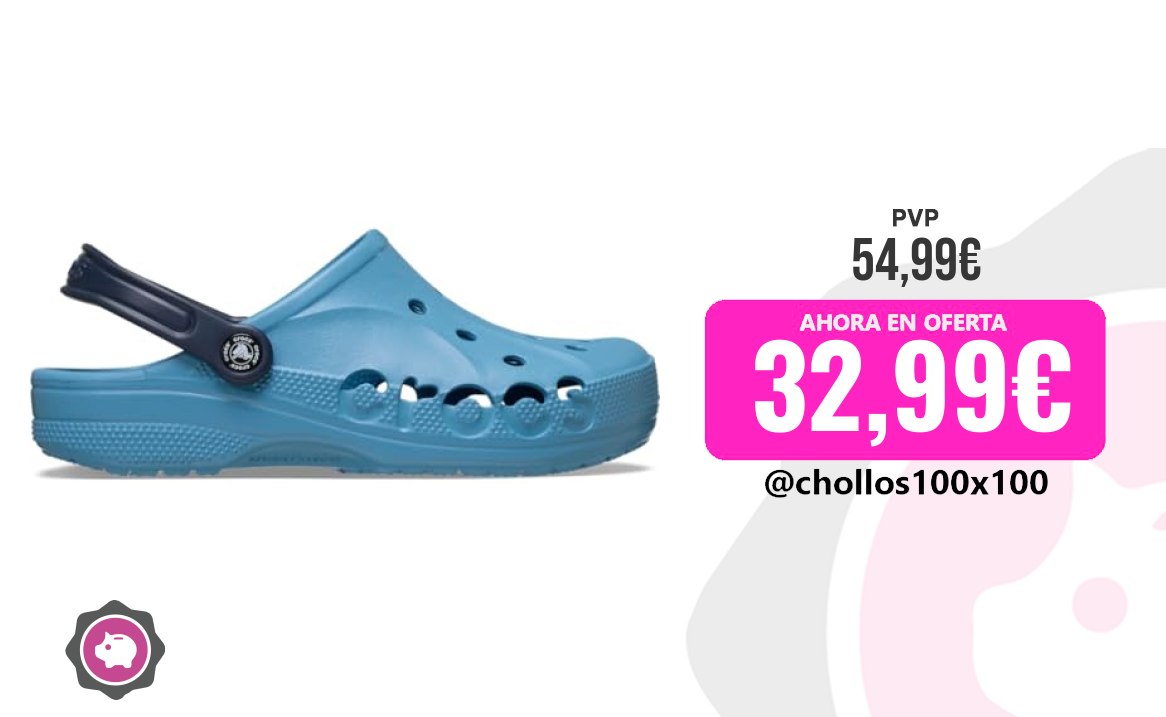 Crocs Clog Crocs Via Clog 45-46 Eu Dusty Blue ¡Descubre La Comod